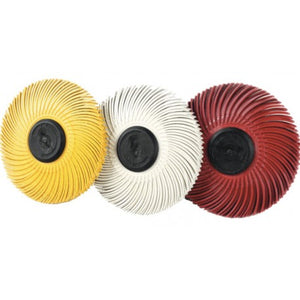 Scotch-Brite radial bristle discs Grit 120 (White) Ø150mm