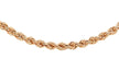 9ct Rose Gold 3.2mm Hollow Rope Chain 46m/18''9