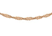 9ct Gold Red 25 Twist Curb Chain 