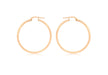 9ct Rose Gold 30mm Creole Earrings