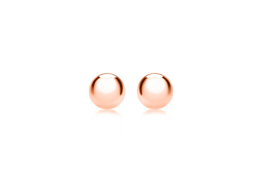 9ct Rose Gold 3mm Ball Stud Earrings