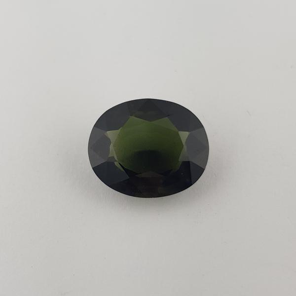 8.79ct Oval Faceted Tourmaline 14.7x12.2mm - Dynagem 