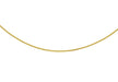 18ct Yellow Gold 0.8mm Round Omega Chain