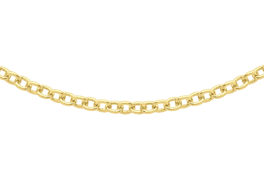 18ct Yellow Gold 40 Trace Chain 41m/16"9
