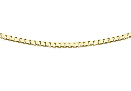8 Sided Box Chain 18ct Gold 