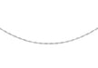 18ct White Gold 20 Prince of Wales Chain 46m/18"9
