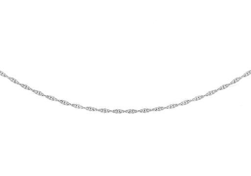 18ct White Gold 20 Prince of Wales Chain 46m/18"9