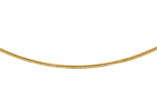 Shiny Snake Chain 18ct Gold 