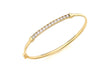 Gold Zirconia  Bracelet 18ct Gold