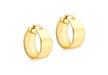 18ct Yellow Gold 19mm Huggy Earrings