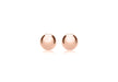18ct Rose Gold 4mm Ball Stud Earrings