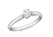 18ct White Gold 0.25t Diamond Solitaire Ring
