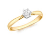 18ct Yellow Gold 0.25t Diamond Solitaire Ring