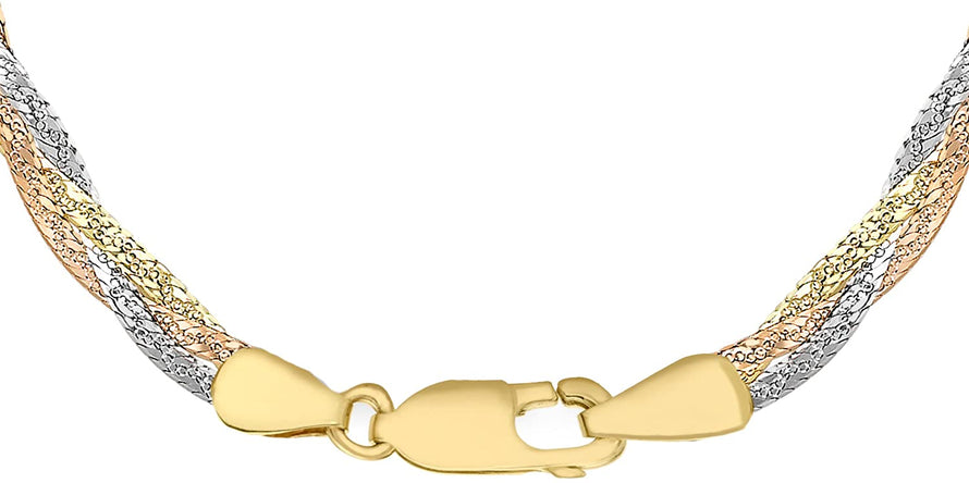 9K Yellow Gold Herringbone Necklace 46cm | Ringwood Jewellers