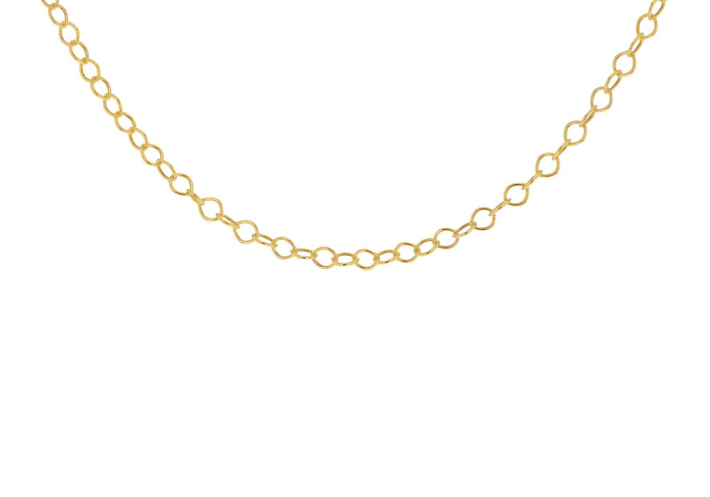 Sterling Silver Yellow Gold Plated 30 Belcher  Chain 41m/16"9