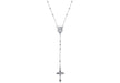 Sterling Silver Rosary Necklace  66m/26"9
