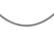 Sterling Silver Rhodium Plated 160 Adjustable Round Snake Chain 41m/16" - 46m/18"9