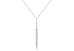 Sterling Silver Toscalle Box Tassle Y Chain Necklet