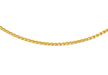 Sterling Silver Yellow Gold Plated Spiga Chain 41m/16"9