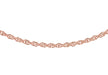 Sterling Silver Rose Gold Plated 1.8mm Prince of Wales Chain 46m/18"9