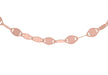 Sterling Silver Rose Gold Plated Flat Mirror 2.6mm Link Chain 51m/20"9