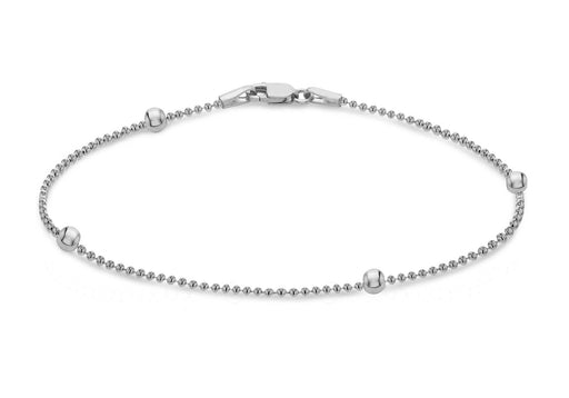 Sterling Silver Ball Chain Bracelet 18m/7"9