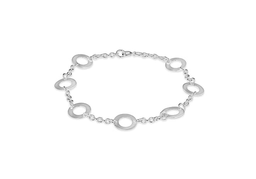 Sterling Silver CutoCut Circle Bracelet 19m/7.5"9