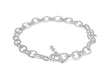 Sterling Silver Belcher  Chain T-Bar Bracelet 20m/8"9