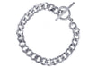 Sterling Silver T-Bar Curb Bracelet 20m/8"9