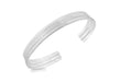 Sterling Silver Graduated Torque Bangle
