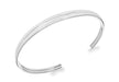 Sterling Silver Double Torque Bangle