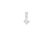 Sterling Silver Mother of Pearl Square Pendant