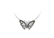 Sterling Silver Marcasite Butterfly Pendant