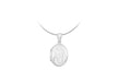 Sterling Silver 20mm x 36mm Engraved Oval Locket