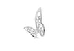 Sterling Silver Rhodium Plated Filigree Butterfly Pendant