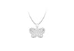 Sterling Silver Brill butterfly Pendant 