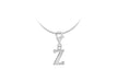 Sterling Silver Plain 'Z' Lobster-lasp Initial Charm9