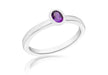SILVER AMY Zirconia  OVAL S Ring