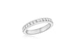 Sterling Silver White Crystal Eternity S Ring 