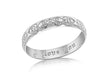 Sterling Silver "I Love You" Posy Ring
