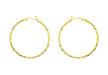 Sterling Silver Gold Plated Hoop Earrings