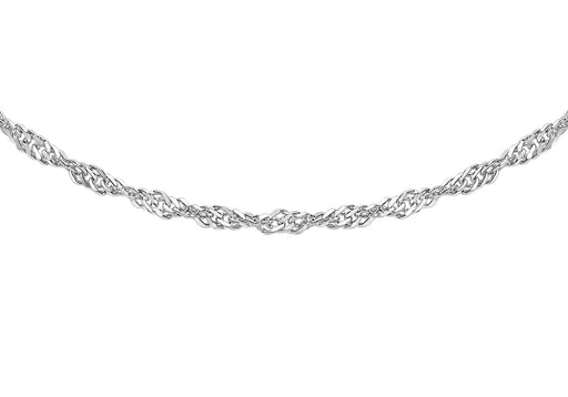Platinum 30 Twist Curb Chain 