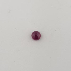 4.1mm Round Cabochon Ruby - Dynagem 