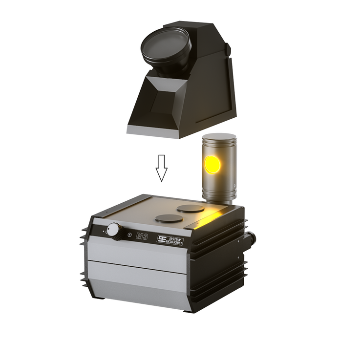 GEMMODUL Modul 3 LED-Refraktometer-Beleuchtungssockel
