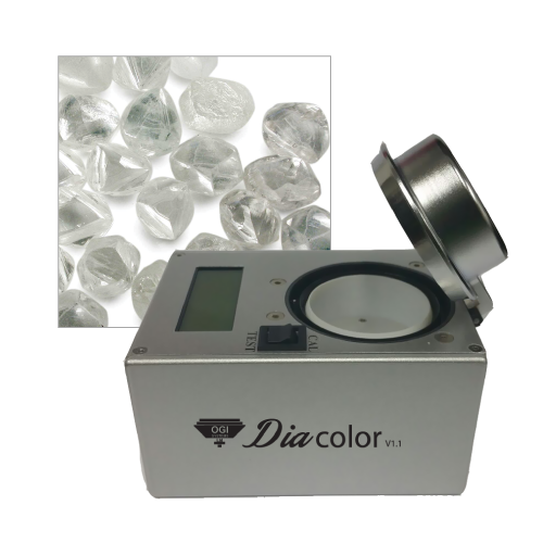 DiaColor OGI Colorimeter Advanced Rohdiamanten Grading Color Machine