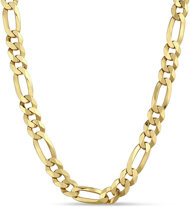 Figaro-Halskette aus 9 Karat Gelbgold 200