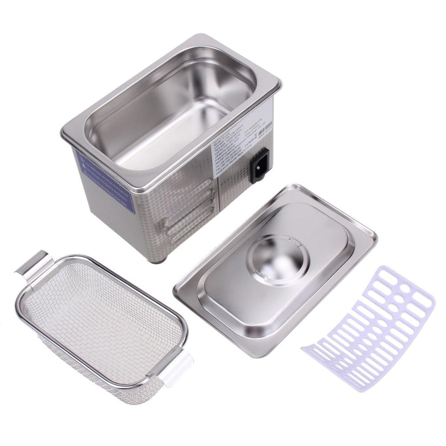 35W 42kHz 800ml Digital Ultrasonic Cleaning Transducer Baskets Jewelry Watches PCB CD Mini Ultrasonic Cleaner Bath - Dynagem 