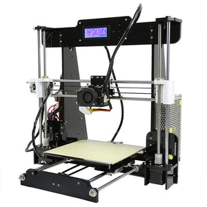 3D Printer 3D Drucker High Precision Toy Kit RepRap Anet A8 LCD Arts Crafts Unassembled - Dynagem 