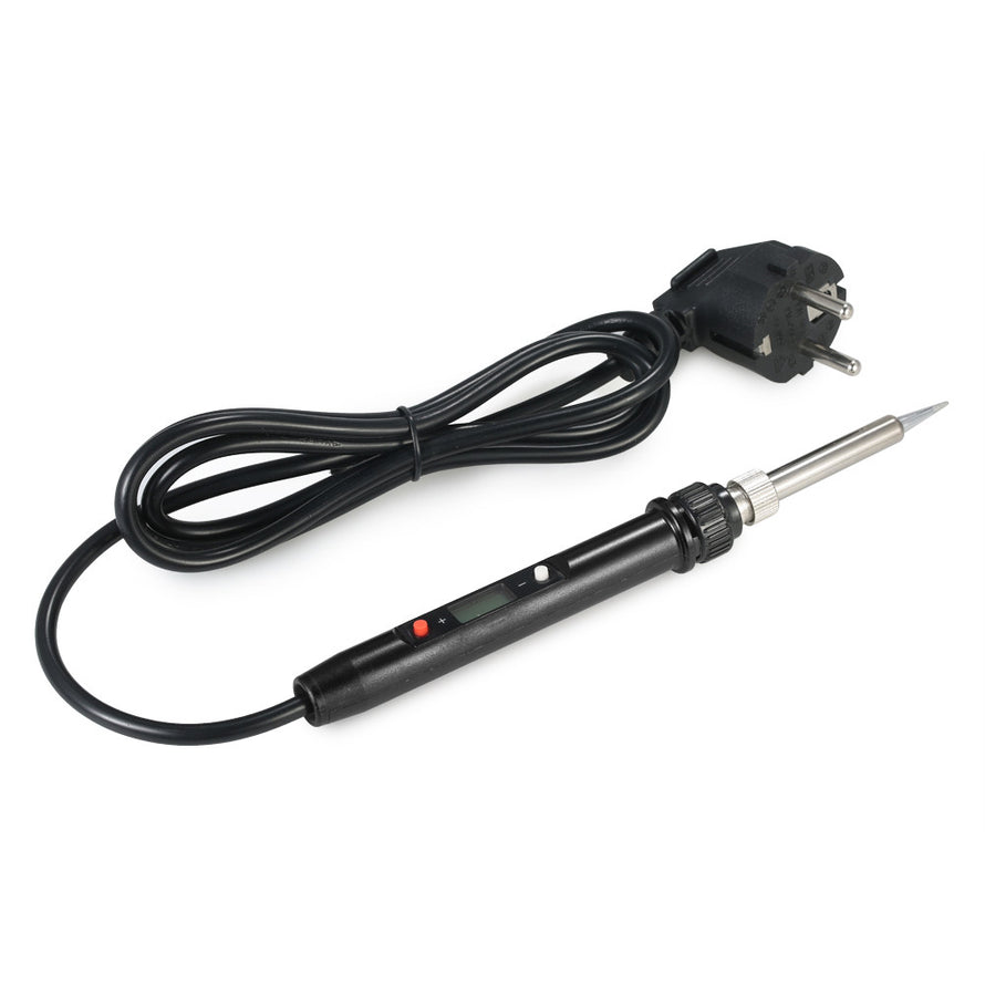 80W Professional LCD Digital Temperature Adjustable Electric Soldering Iron Tool Lead-free Mini Soldering Station AC220V