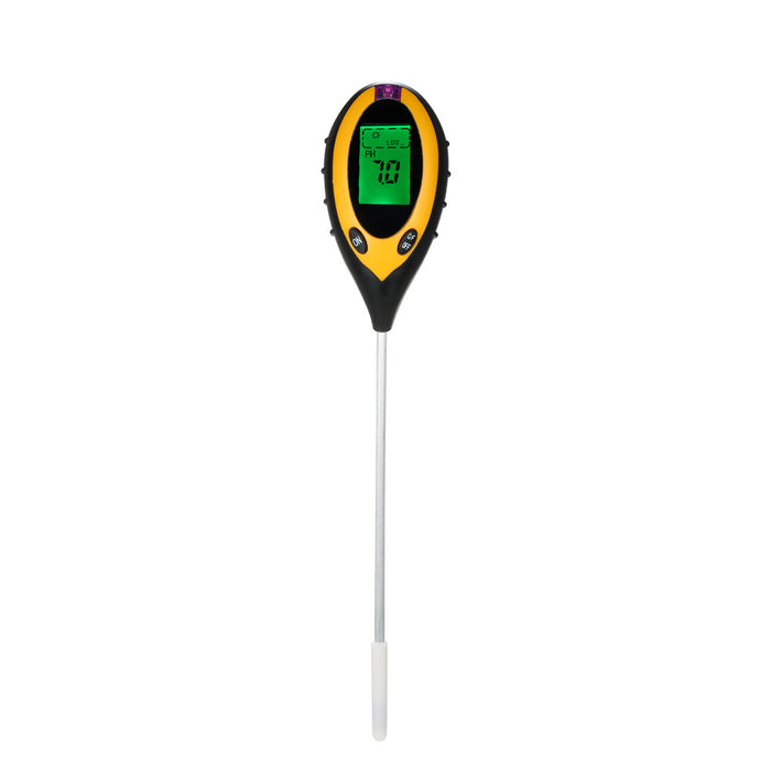 4-in-1 Soil Tester PH Moisture Temperature Sunlight Intensity PH Tester Moisture Meter